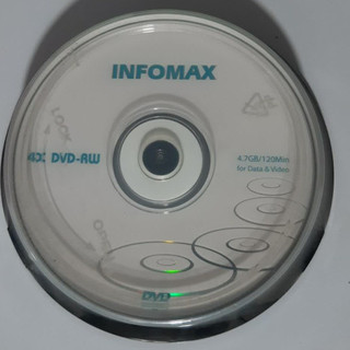 دی وی دی خام ری رایت (قابل رایت مجدد) INFOMAX - بسته 10 تایی